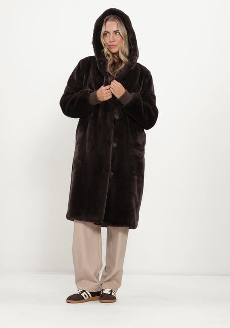 Bruine MOSCOW Faux fur jas 08-08-NADJANA-4 - large