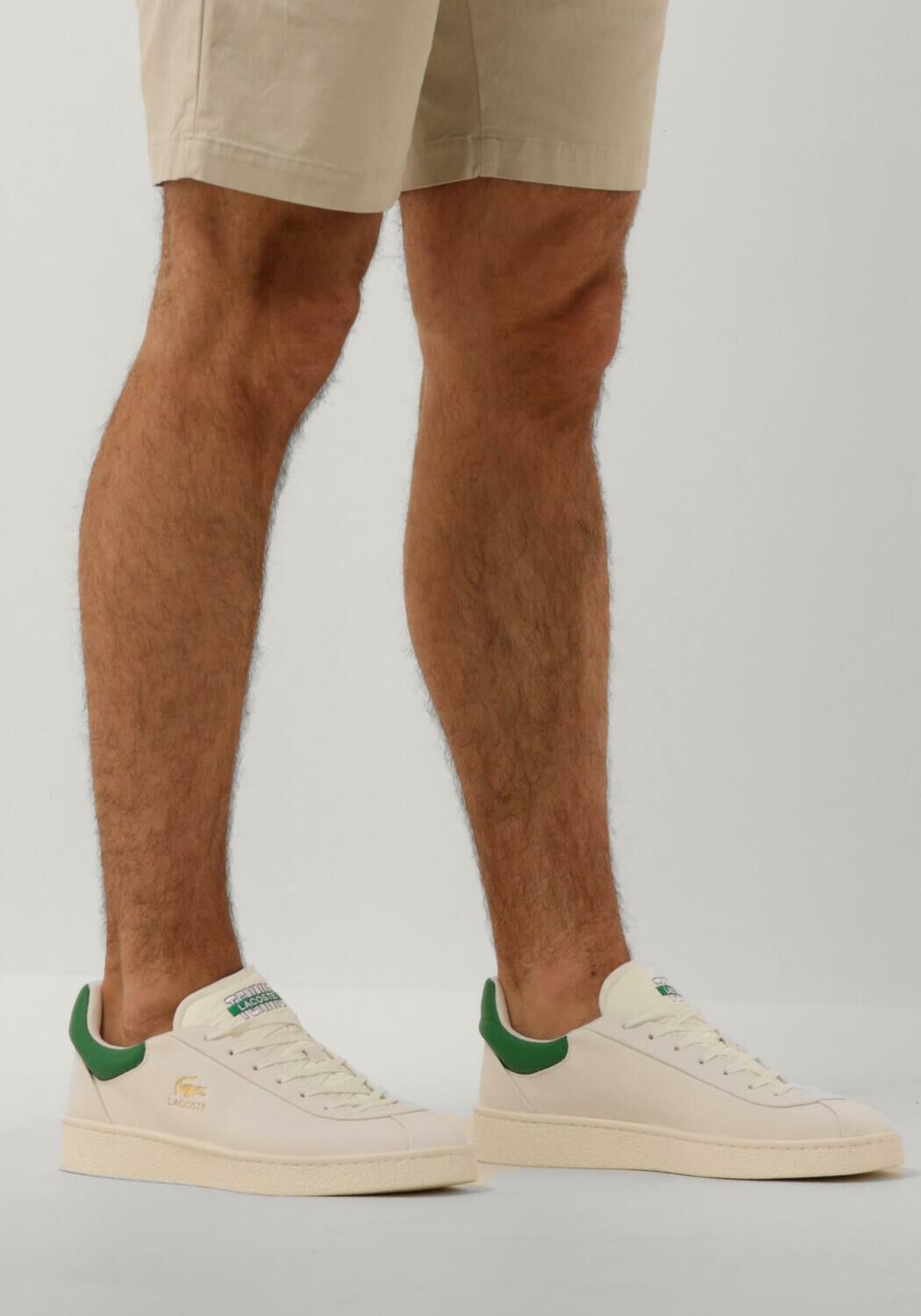 Witte LACOSTE Lage sneakers BASESHOT PREMIUM - large