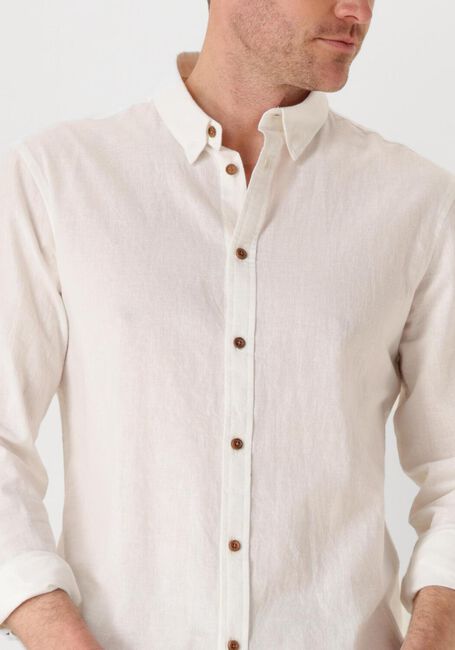 Witte ANERKJENDT Casual overhemd AKLEIF L/S COT/LINEN SHIRT - large