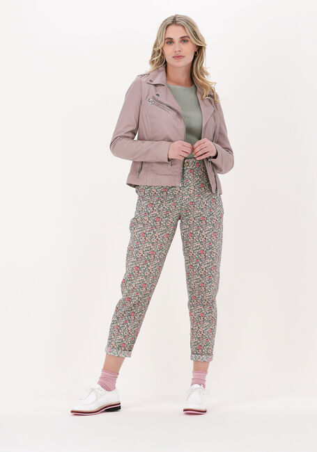 Roze GOOSECRAFT Leren jas JULIA BIKER - large