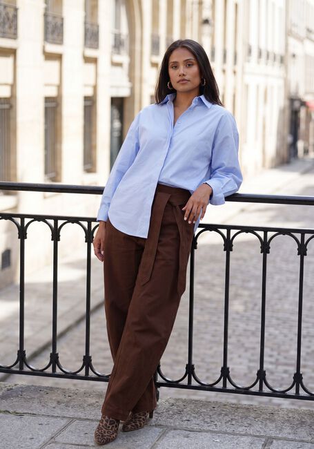 Lichtblauwe JOSH V Blouses LAURI BLOUSE - large