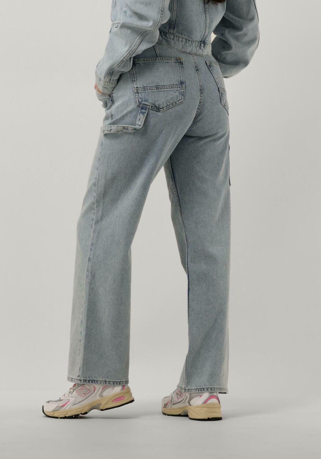 COLOURFUL REBEL Dames Jeans Tinsley Denim Worker Pants Blauw