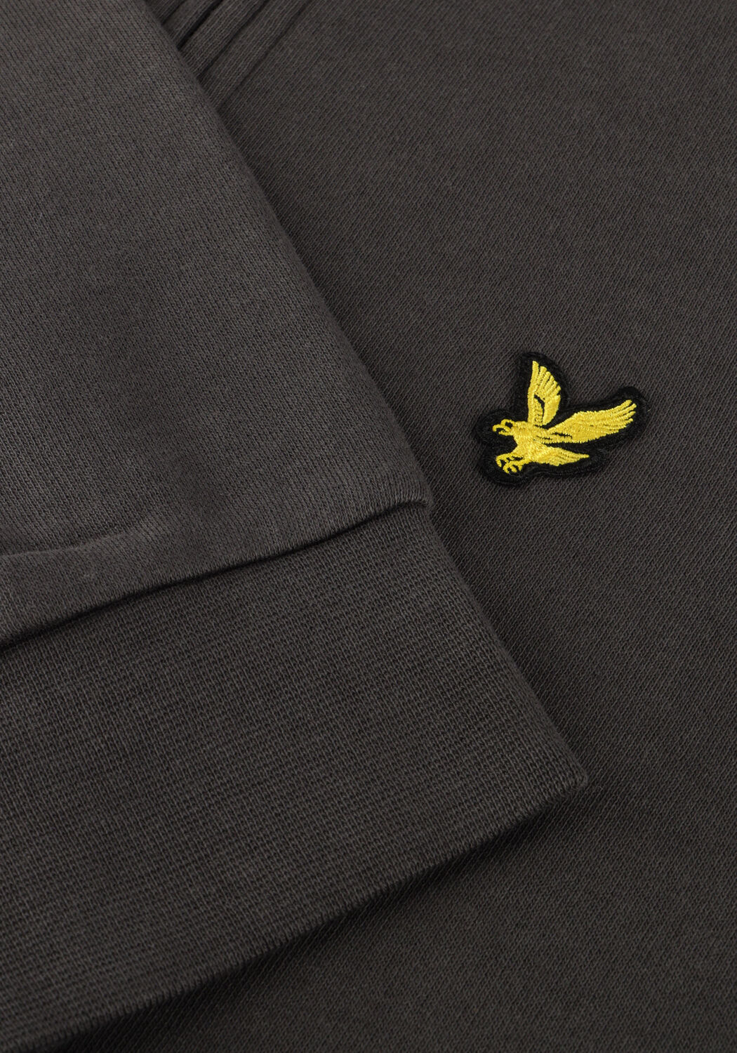 Donkergrijze LYLE & SCOTT Sweater LOOPBACK QUARTER ZIP SWEAT - large