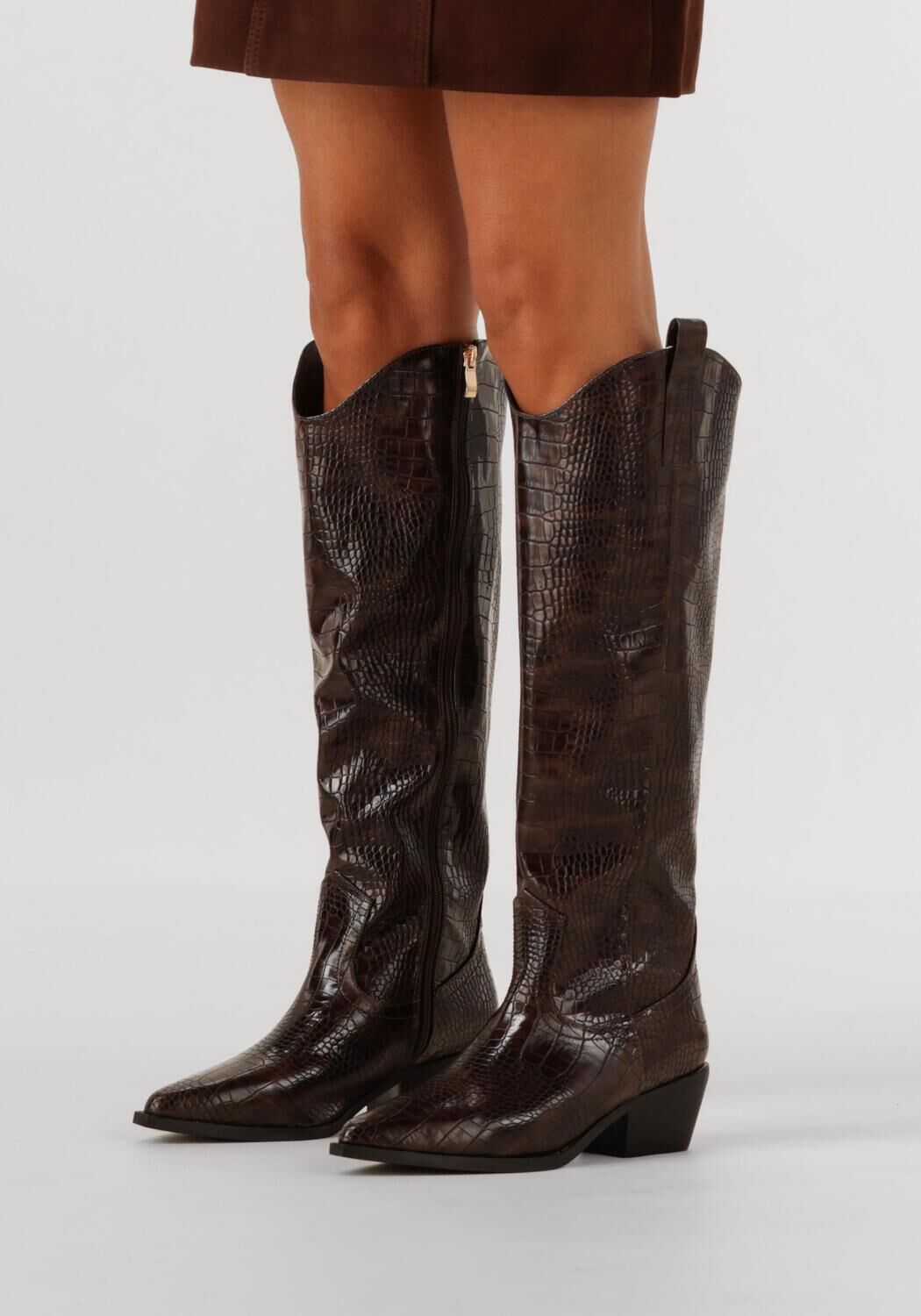 Bruine NOTRE-V Cowboylaarzen 0601-09 - large