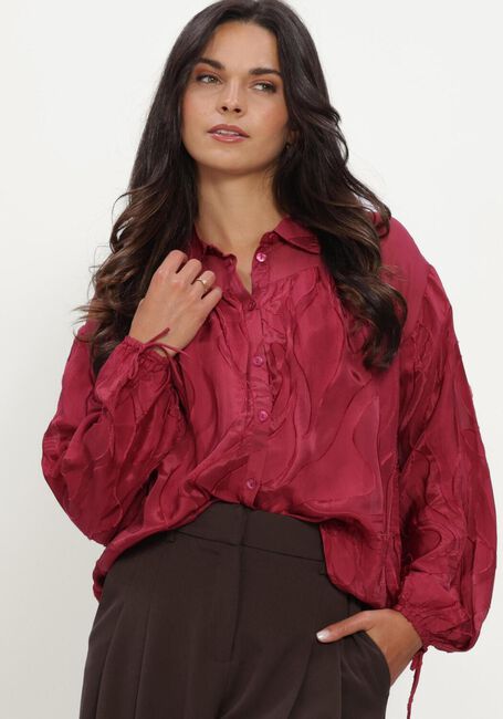Bordeaux POM AMSTERDAM Blouses JAQCUARD BURGUNDY RED - large