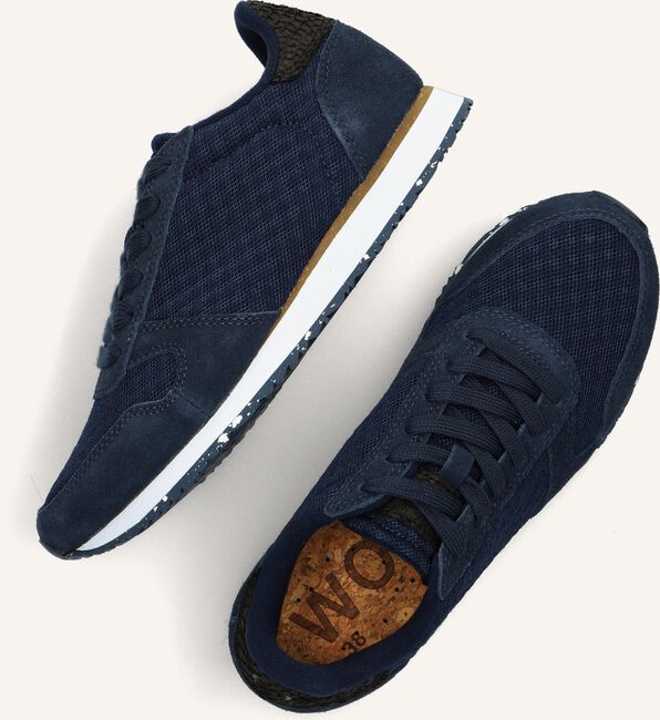 Blauwe WODEN Lage sneakers YDUN SUEDE MESH II Blauwe WODEN Lage sneakers YDUN SUEDE MESH II - large