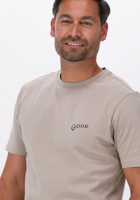 Beige THE GOODPEOPLE T-shirt TEX - large