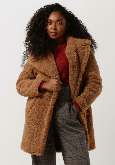 Camel NOTRE-V Teddy jas TEDDY COAT SHORT - large