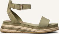 Groene TOMMY HILFIGER Sandalen met hak COLORED ROPE LOW WEDGE - medium