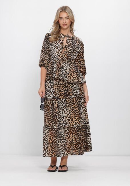 Multi WITHBLACK Tops & T-shirts WBLAMINA TIE FRONT PEP TOP - large