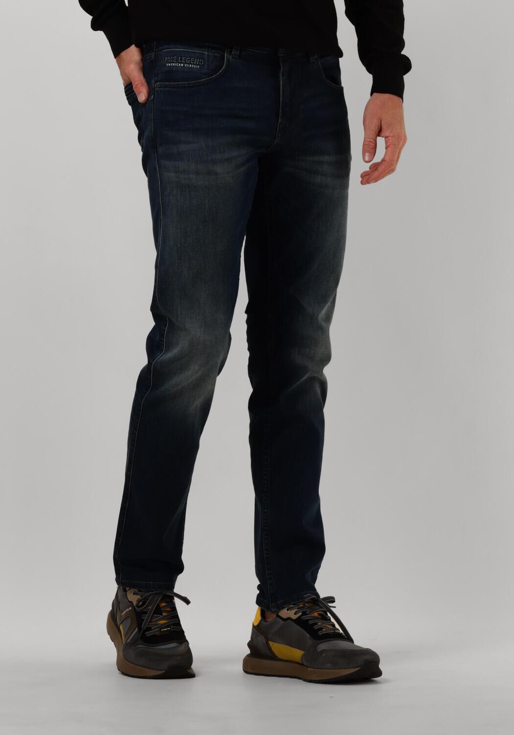 PME Legend Regular fit jeans met labeldetail model 'Nightflight'