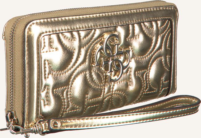 Gouden GUESS Portemonnee NEW WAVE SLG LARGE ZIP AROUND Gouden GUESS Portemonnee NEW WAVE SLG LARGE ZIP AROUND - large