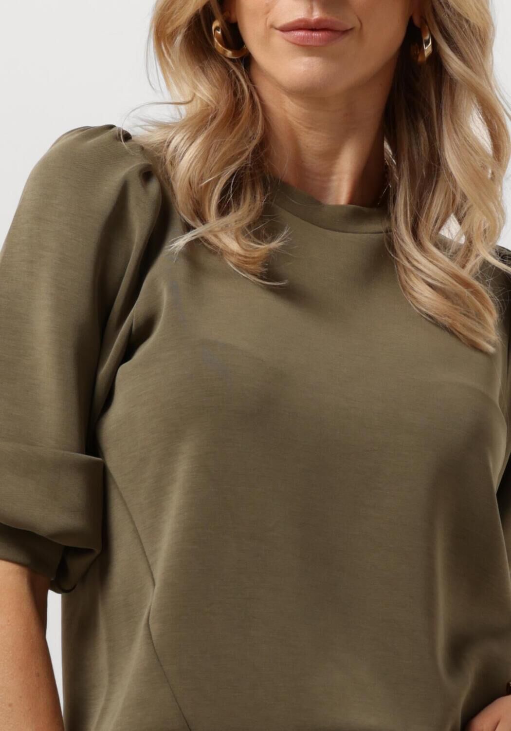 SELECTED FEMME Dames Truien & Vesten Slftenny 3 4 Sweat Top Groen