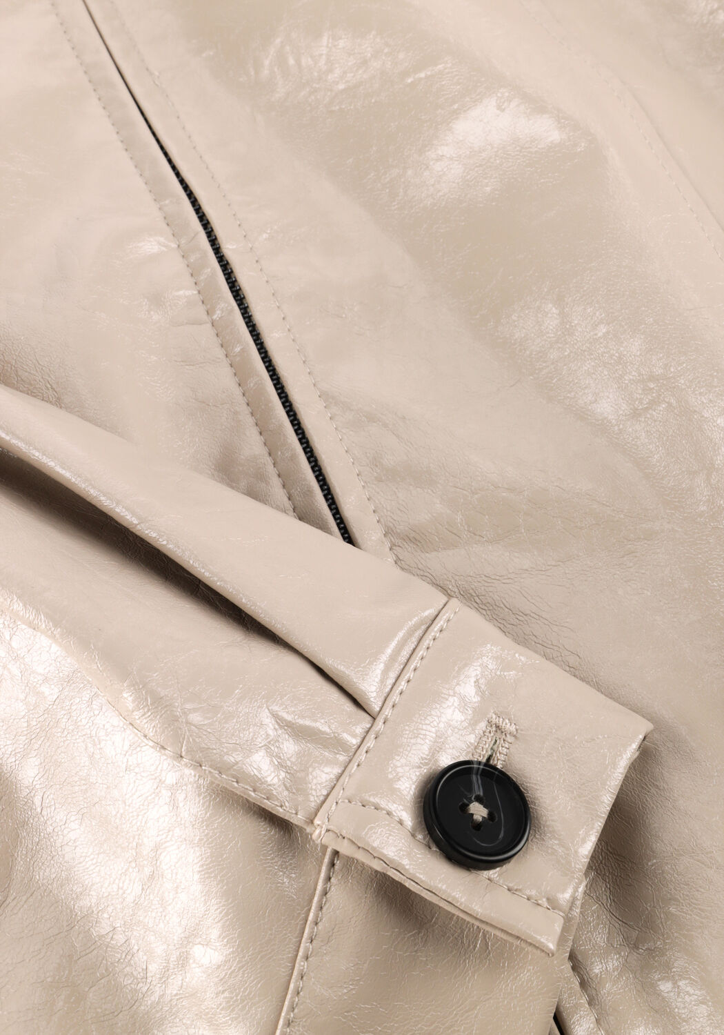 Beige WITHBLACK Jack WBLGILIAN VEGAN JACKET - large