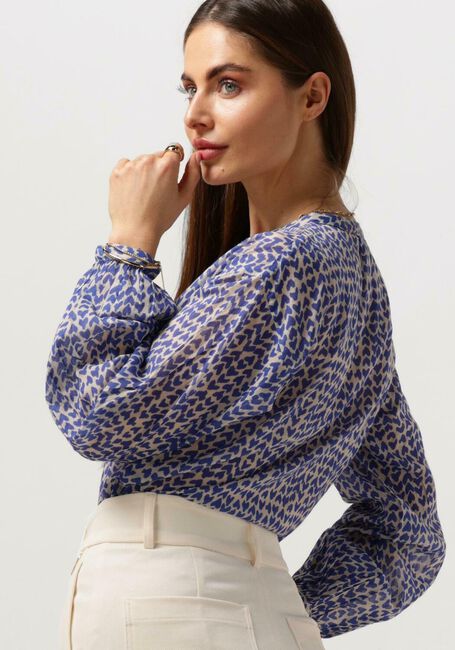 Blauwe BY-BAR Blouses CECILE LOVE BLOUSE - large