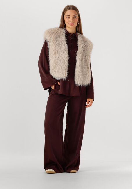Bordeaux BEAUMONT Wijde broek DEEZY PANTS - large