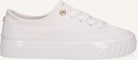 Witte TOMMY HILFIGER Lage sneakers SHINY FLATFORM VULC - medium