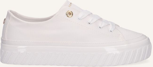 Witte TOMMY HILFIGER Lage sneakers SHINY FLATFORM VULC Witte TOMMY HILFIGER Lage sneakers SHINY FLATFORM VULC - large