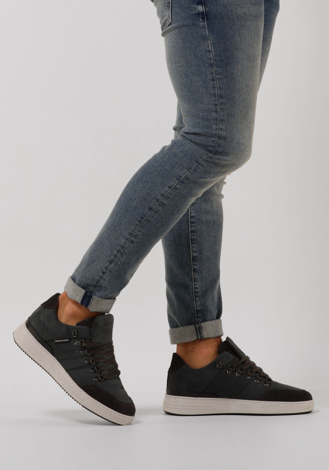 Grijze CYCLEUR DE LUXE Lage sneakers HAMMER - large