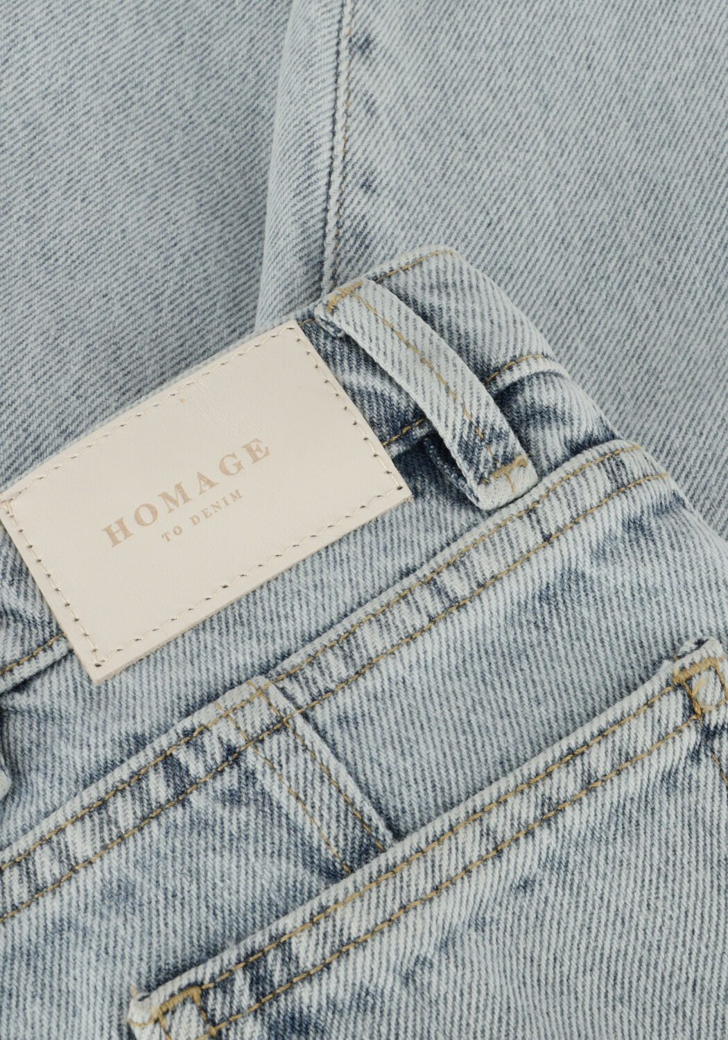 Lichtblauwe HOMAGE Baggy jeans AMBER BALLOON JEANS - large