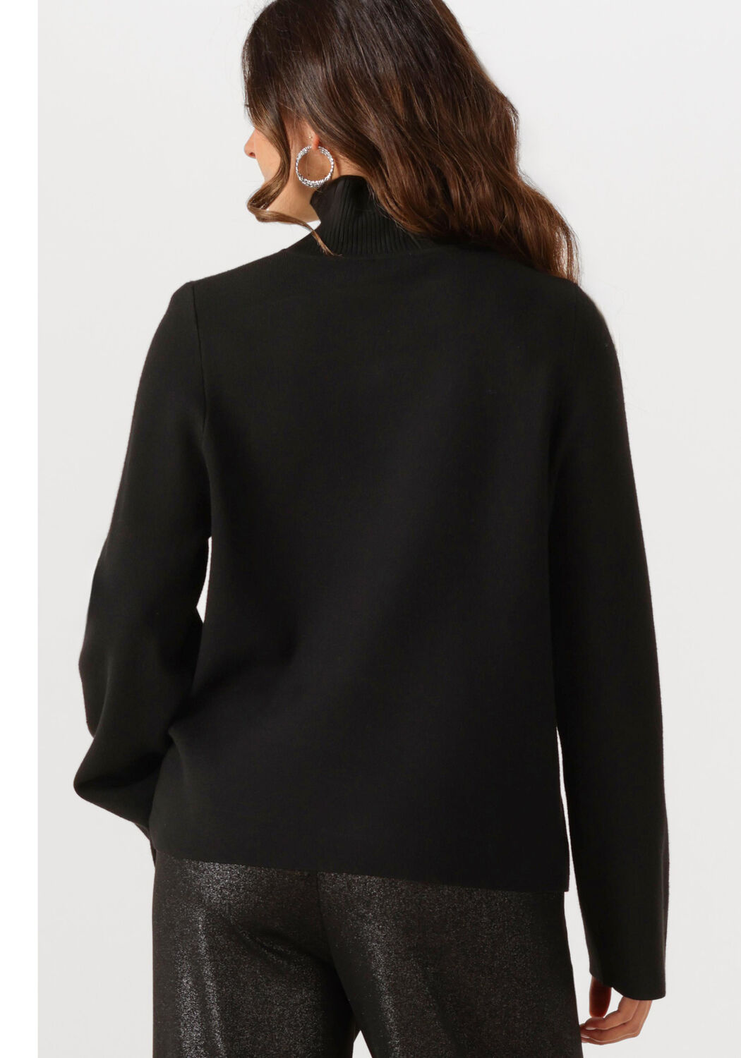 Zwarte OBJECT Trui OBJREYNARD HIGH NECK PULLOVER - large