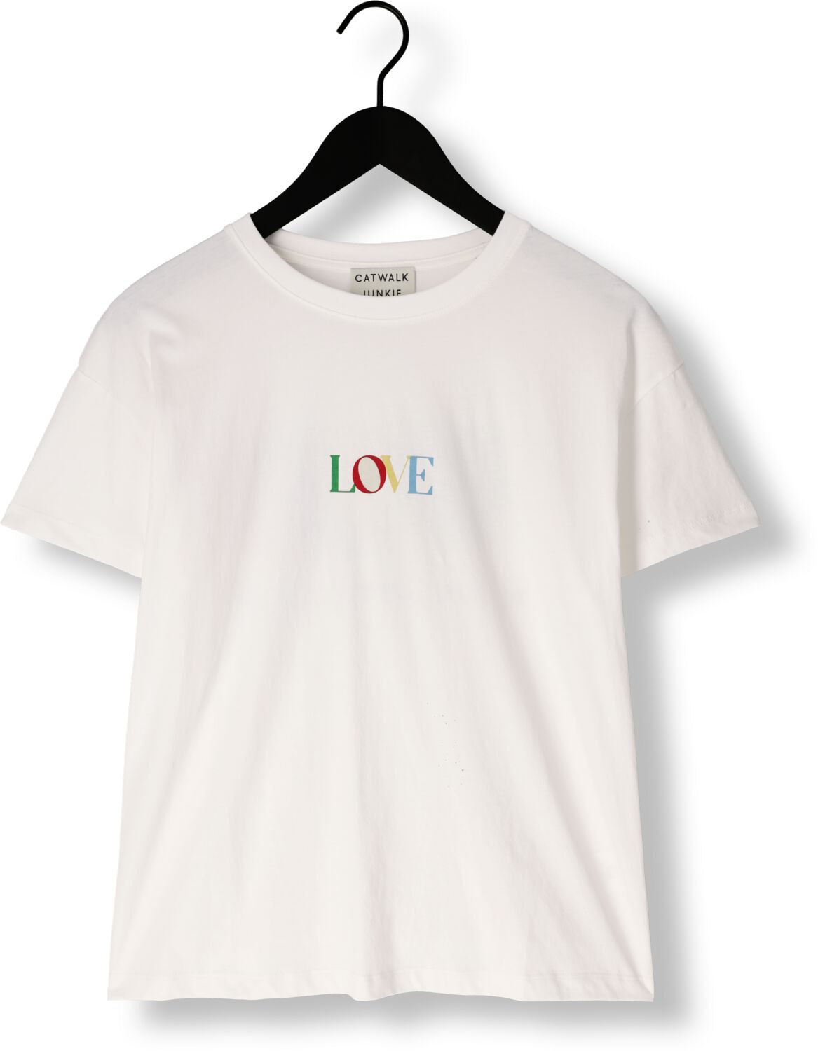 CATWALK JUNKIE Dames Tops & T-shirts Graphic Tshirt Wit