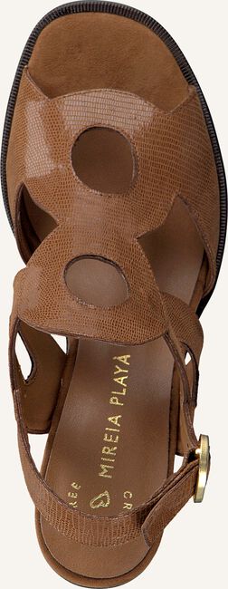 Cognac MIREIA PLAYÀ Platte sandalen FILIPA Cognac MIREIA PLAYÀ Platte sandalen FILIPA - large