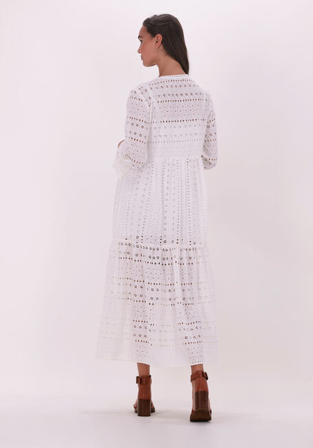 Witte ANA ALCAZAR BOHO MAXI DRESS Omoda