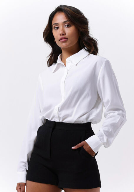 Ecru NA-KD Blouses SHEER BASIC SHIRT - large