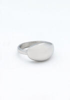 Zilverkleurig NOTRE-V Ringen RING ORGANIC - medium