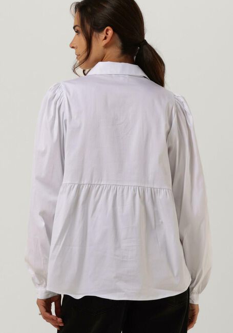 Witte LEVETE ROOM Blouses LR-ISLA SOLID 64 SHIRT - large
