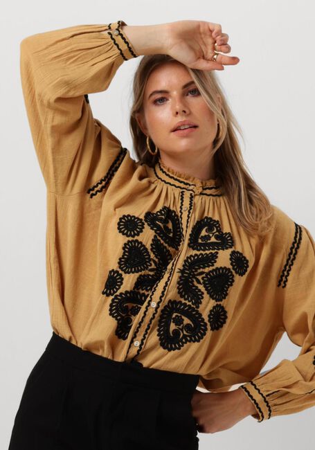 Camel ANTIK BATIK Blouses ROBBY BLOUSE - large