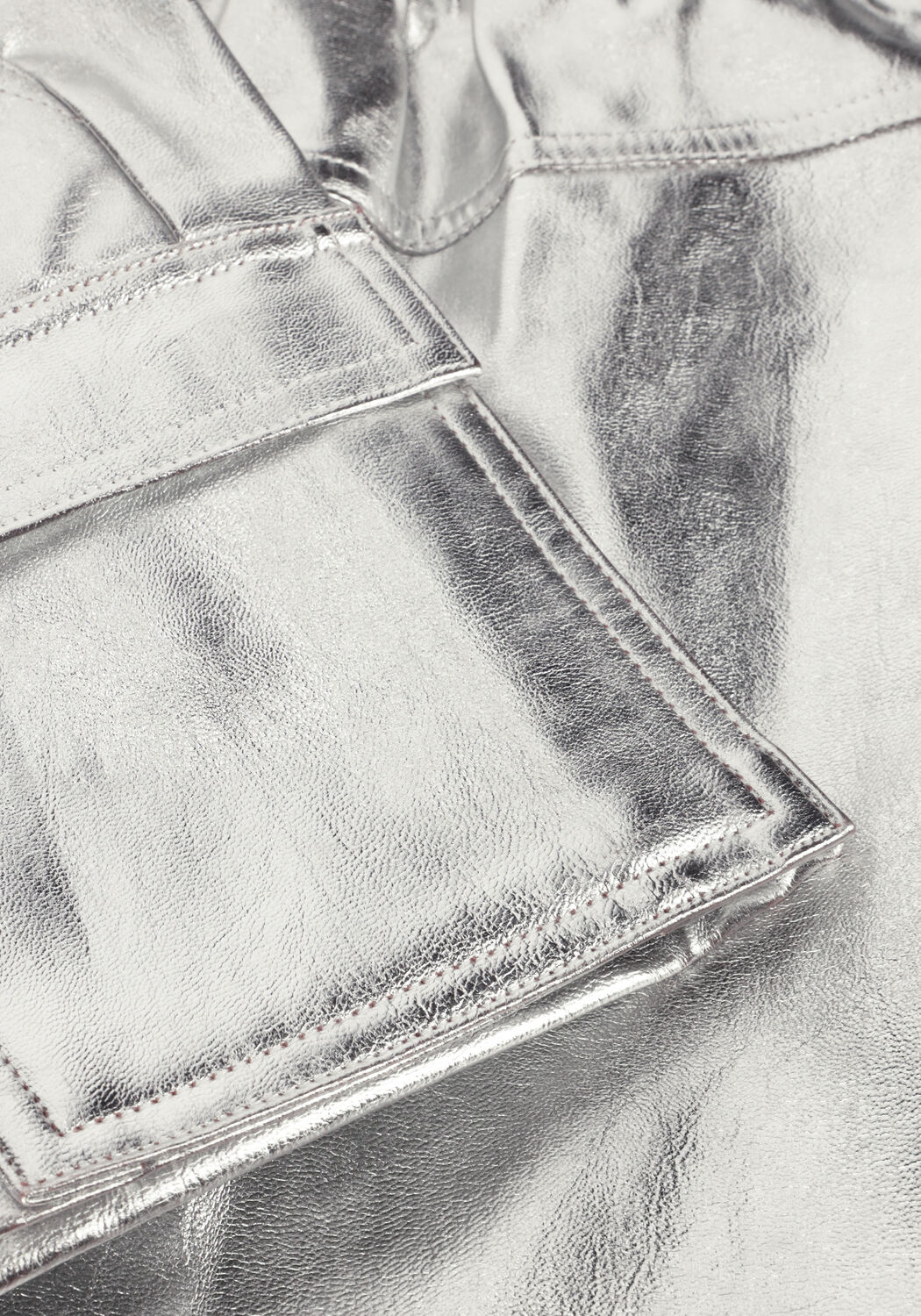 Zilveren AI&KO Minirok NORRA PU 618 G - large