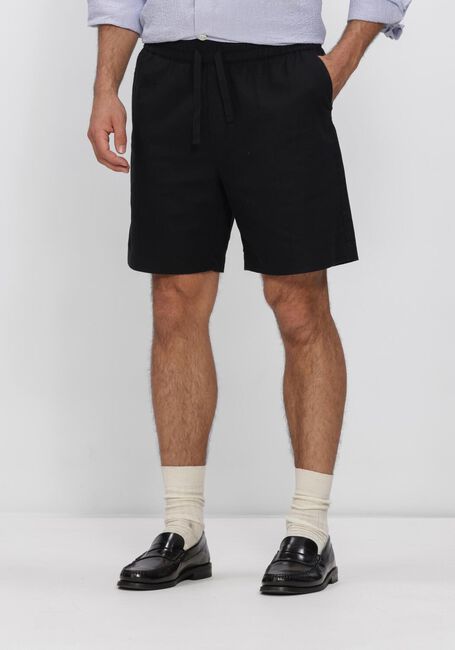 Zwarte WOODBIRD Korte broek WBBOMMY LINEN SHORTS - large