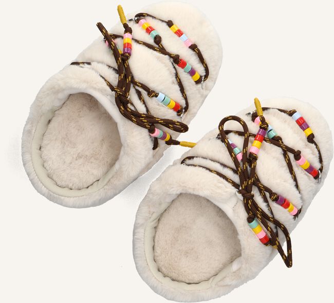 Witte MOON BOOT Instappers MULE FAUX FUR BEADS Witte MOON BOOT Instappers MULE FAUX FUR BEADS - large