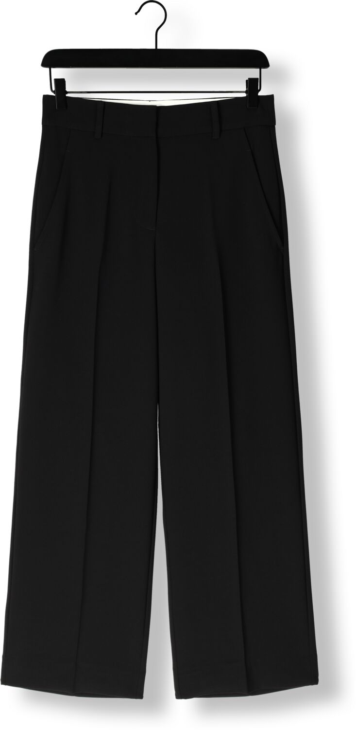 SECOND FEMALE Dames Broeken Fique Straight Trousers Zwart