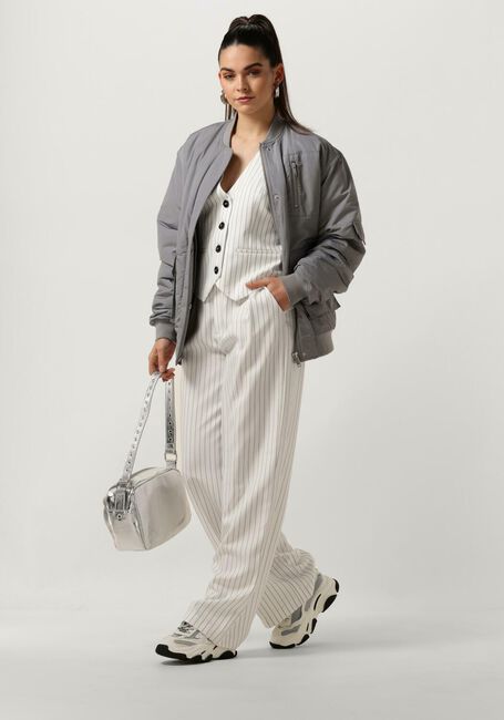 Gebroken wit NEO NOIR Gilet VENDETTA PINSTRIPE WAISTCOAT Gebroken wit NEO NOIR Gilet VENDETTA PINSTRIPE WAISTCOAT - large