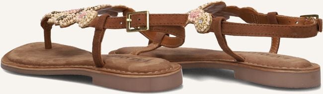 Bruine LAZAMANI Platte sandalen 75.017 Bruine LAZAMANI Platte sandalen 75.017 - large