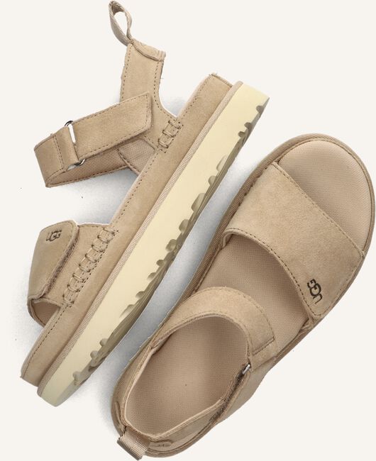 Beige UGG Platte sandalen W GOLDENSTAR Omoda