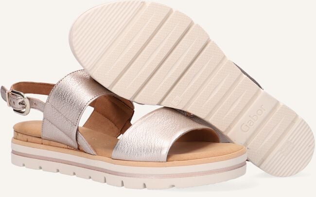 Beige GABOR Platte sandalen 774.1 Beige GABOR Platte sandalen 774.1 - large
