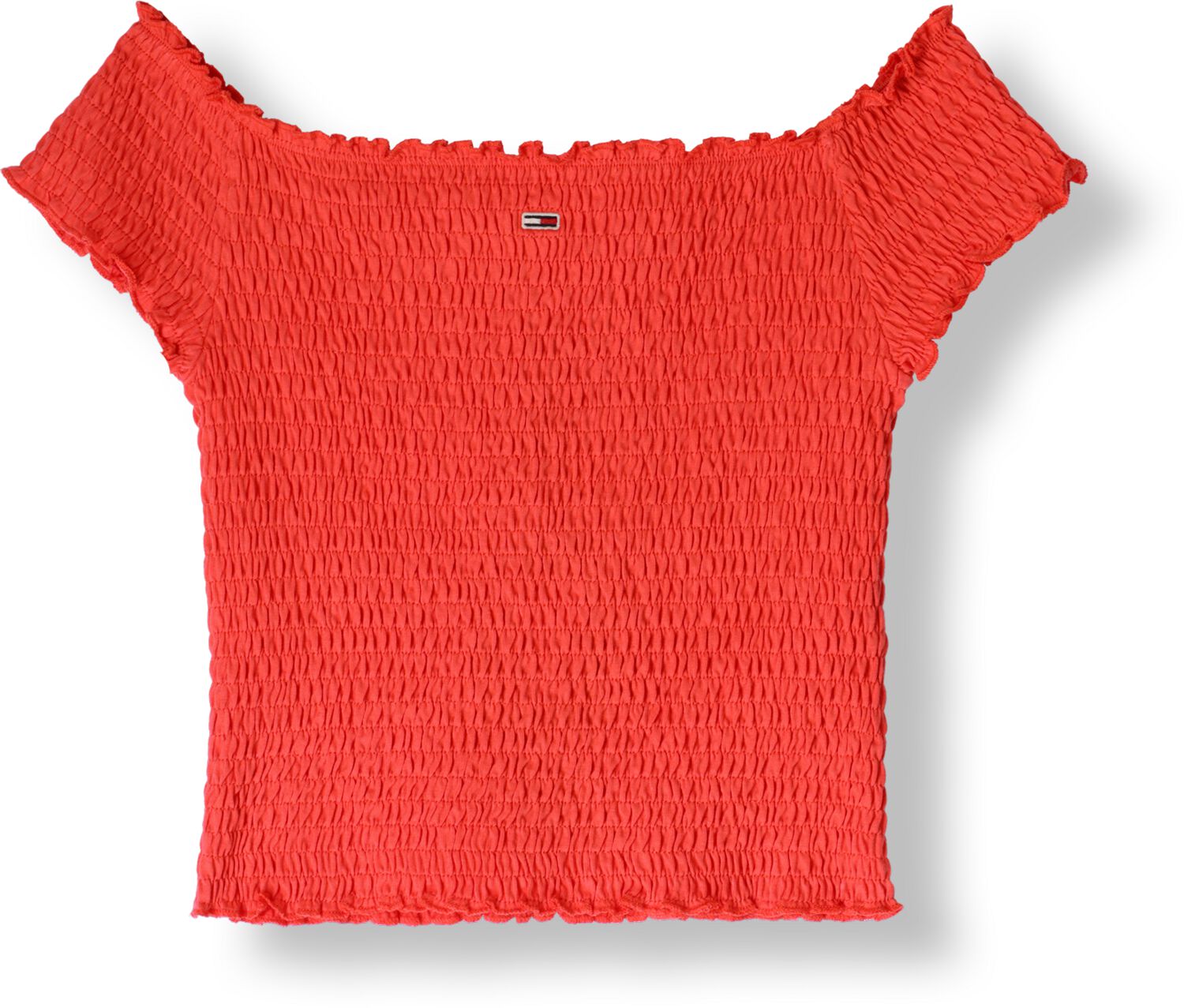 TOMMY JEANS Dames Tops & T-shirts Tjw Crp Smock Top Oranje