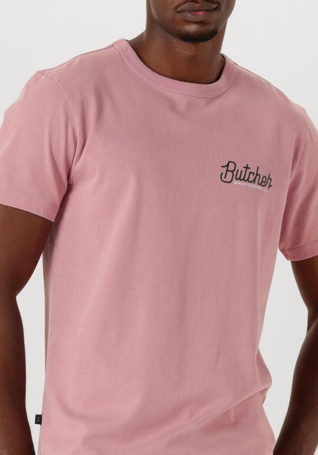 BUTCHER OF BLUE Heren Polo's & T-shirts Army Butcher Tee Roze