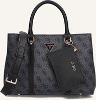 Zwarte GUESS Handtas ECO CRAIG GIRLFRIEND SATCHEL - medium