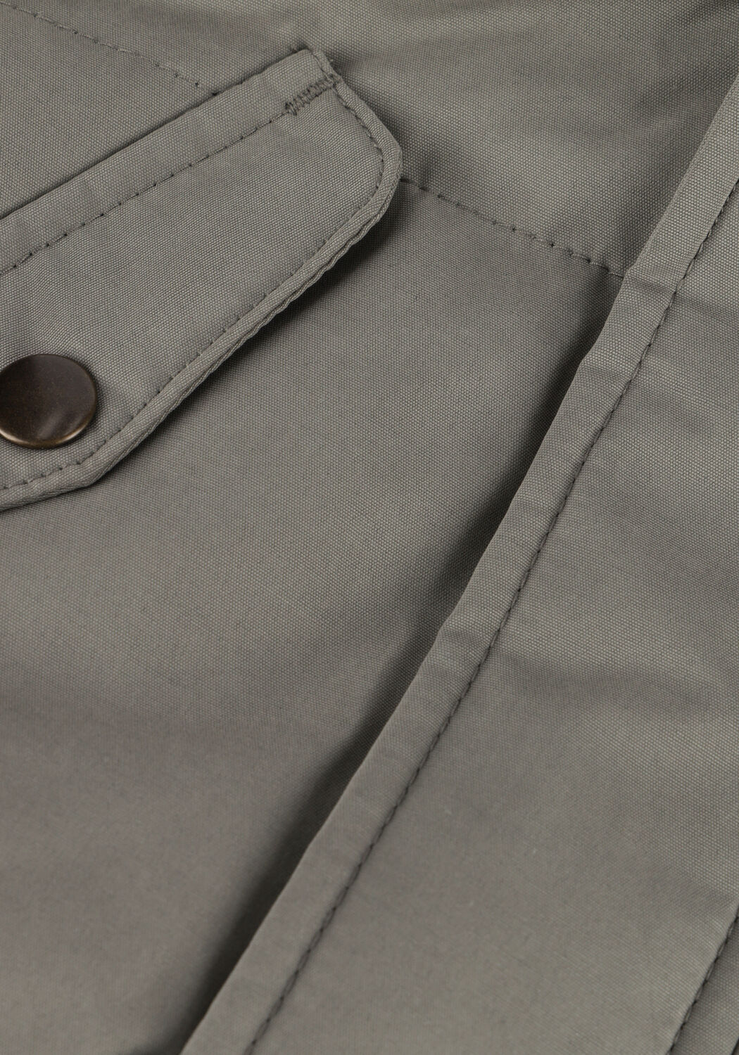 Grijze LIL' ATELIER Parka's NMMGODO PADDED LONG JACKET  LIL - large