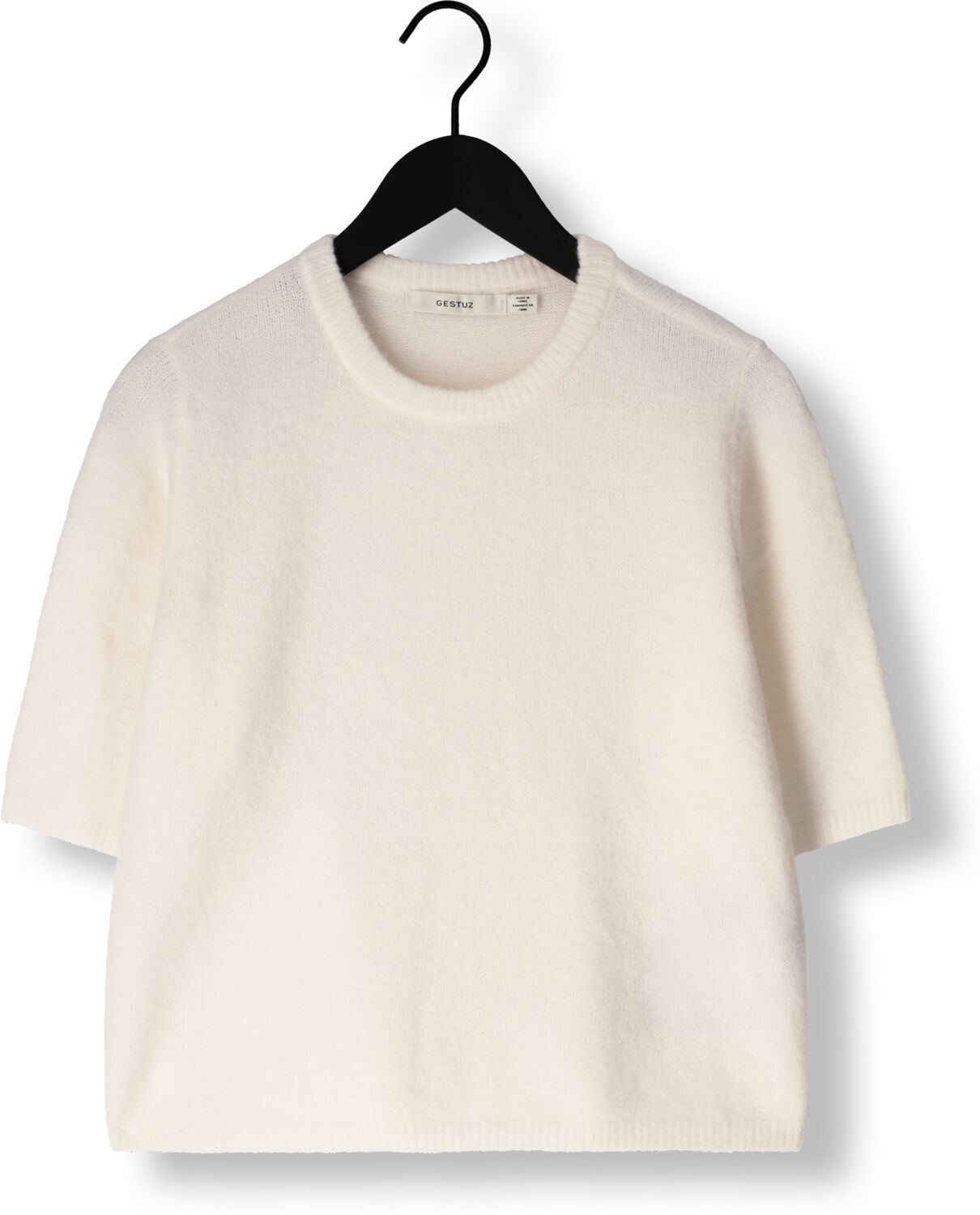 GESTUZ Dames Truien & Vesten Alphagz Ss Tee Wit