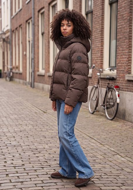Bruine AIRFORCE Gewatteerde jas CARLY JACKET - large