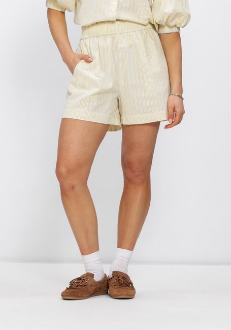 Gele NOTRE-V Korte broek NV-HEINTINA SLIM STRIPE - large