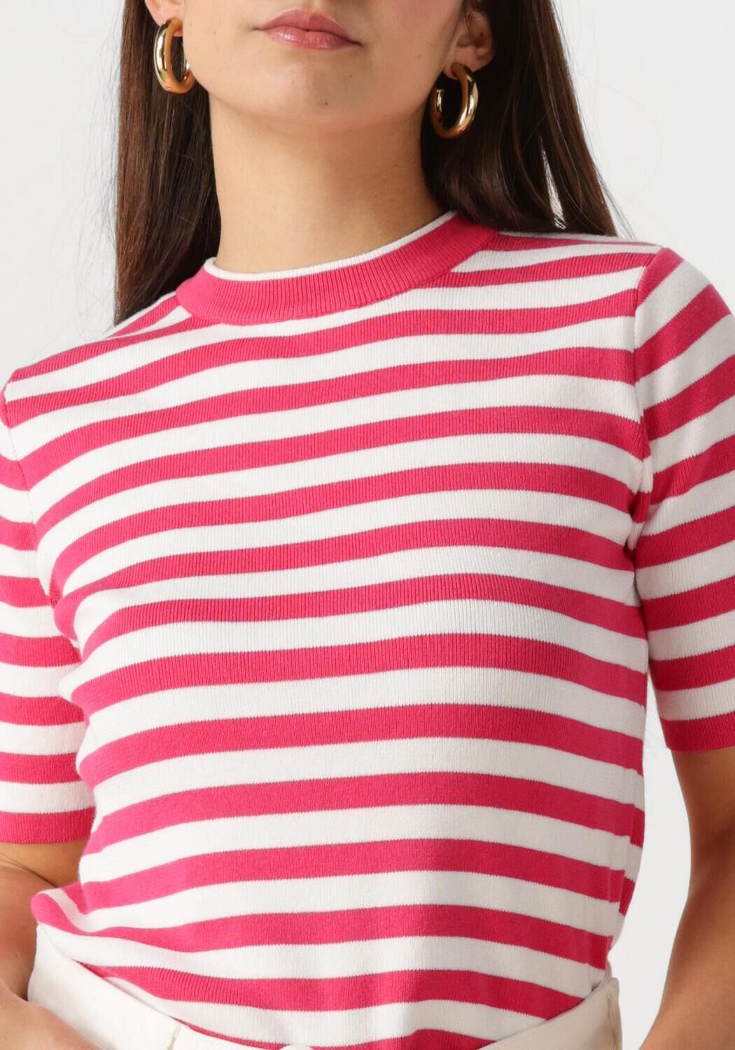 OBJECT Dames Tops & T-shirts Objester S s New Knit Pullover Roze