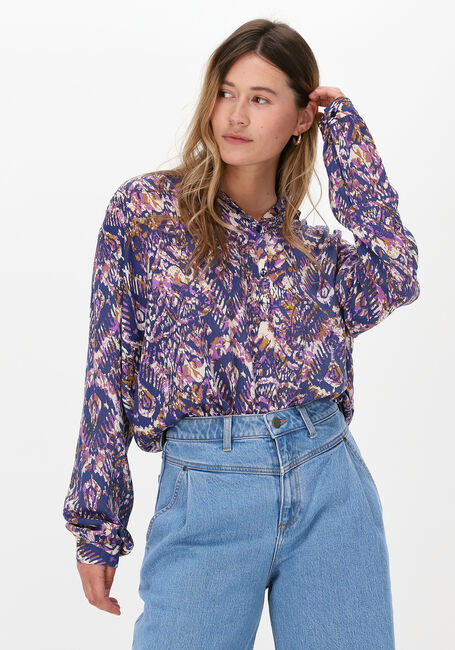 Blauwe LOLLYS LAUNDRY Blouses LARI SHIRT - large