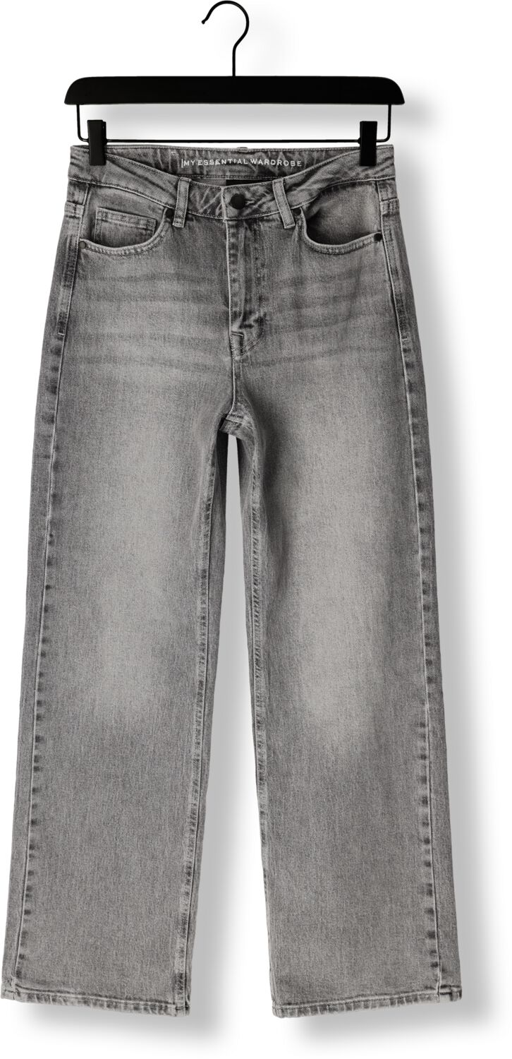 MY ESSENTIAL WARDROBE Dames Jeans 35 The Louis 139 High Wide Y Grijs